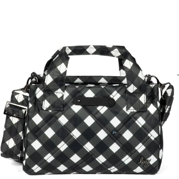 lug Handbags - LUG Jitterbug Crossbody Bag SALE PRICE. NWT-Gingham Black